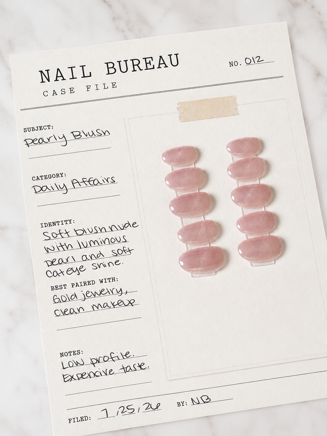 Case 012: Pearly Blush